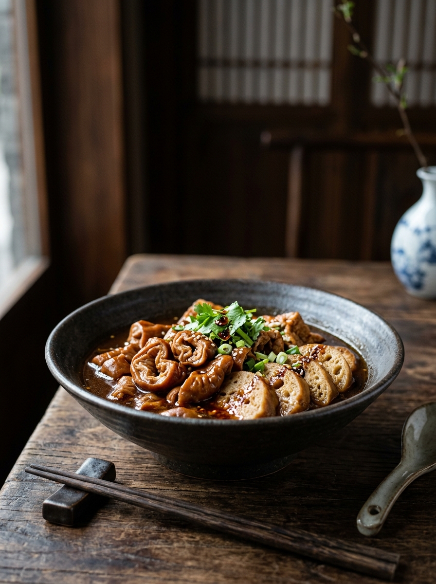Original ClouChef poster: Luzhu Huoshao (Beijing Offal Stew with Baked Buns)
