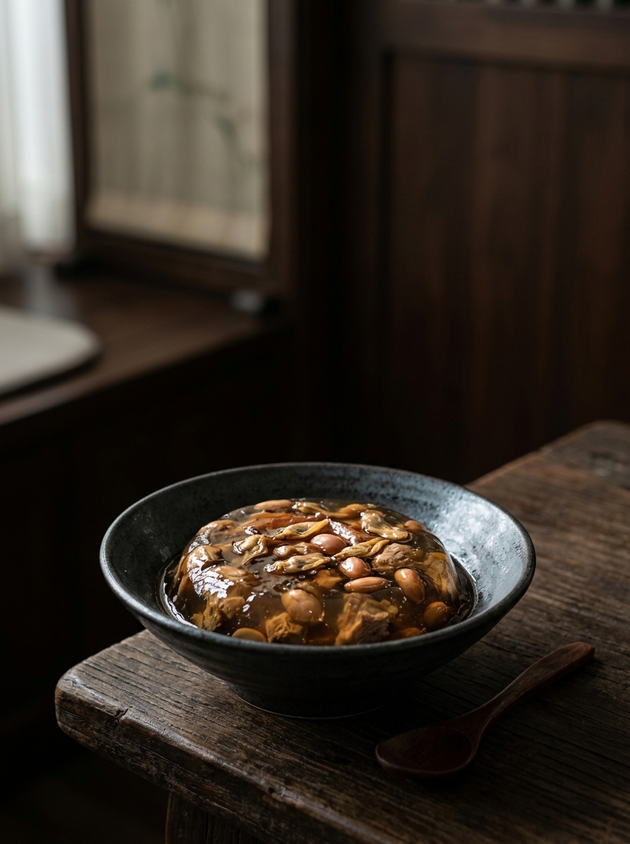 Original ClouChef poster: Cuttlefish and Pork Bone Jelly