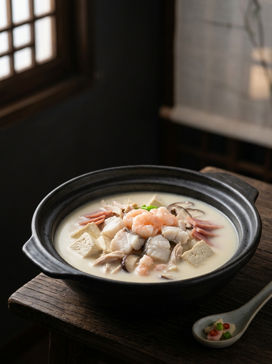 Original ClouChef poster: Milk-Broth Fish Pot (Shandong Style)