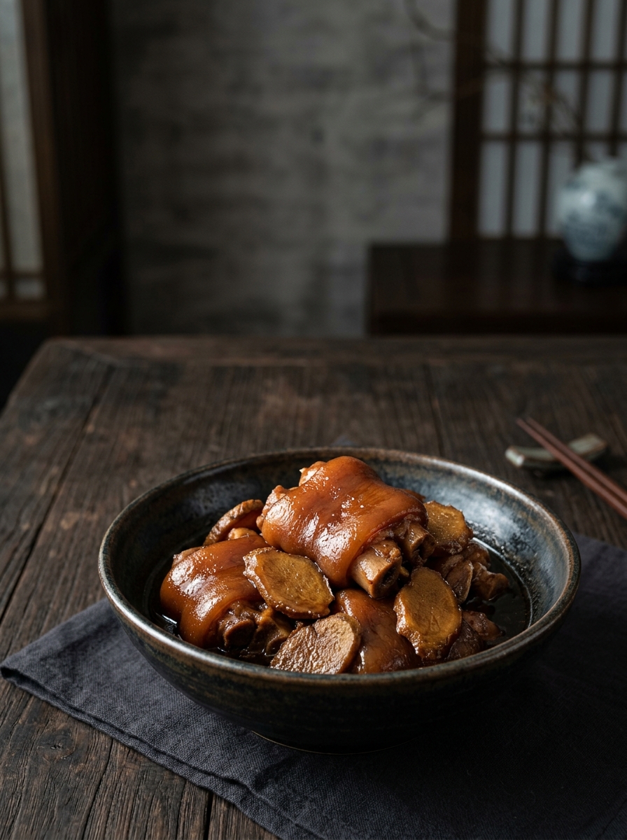 Original ClouChef poster: Hakka Pork Trotters with Ginger