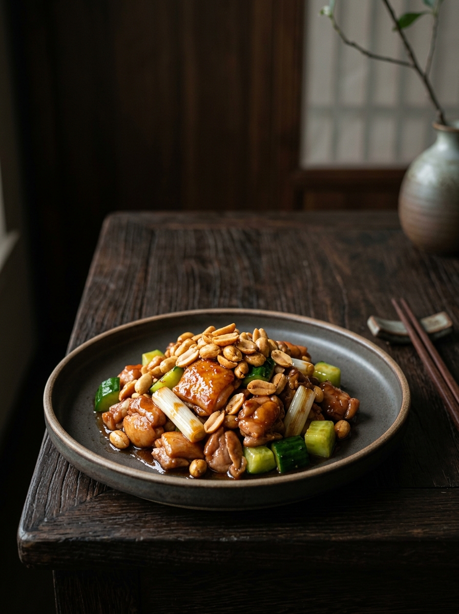 Original ClouChef poster: Lu-Cuisine Kung Pao Chicken
