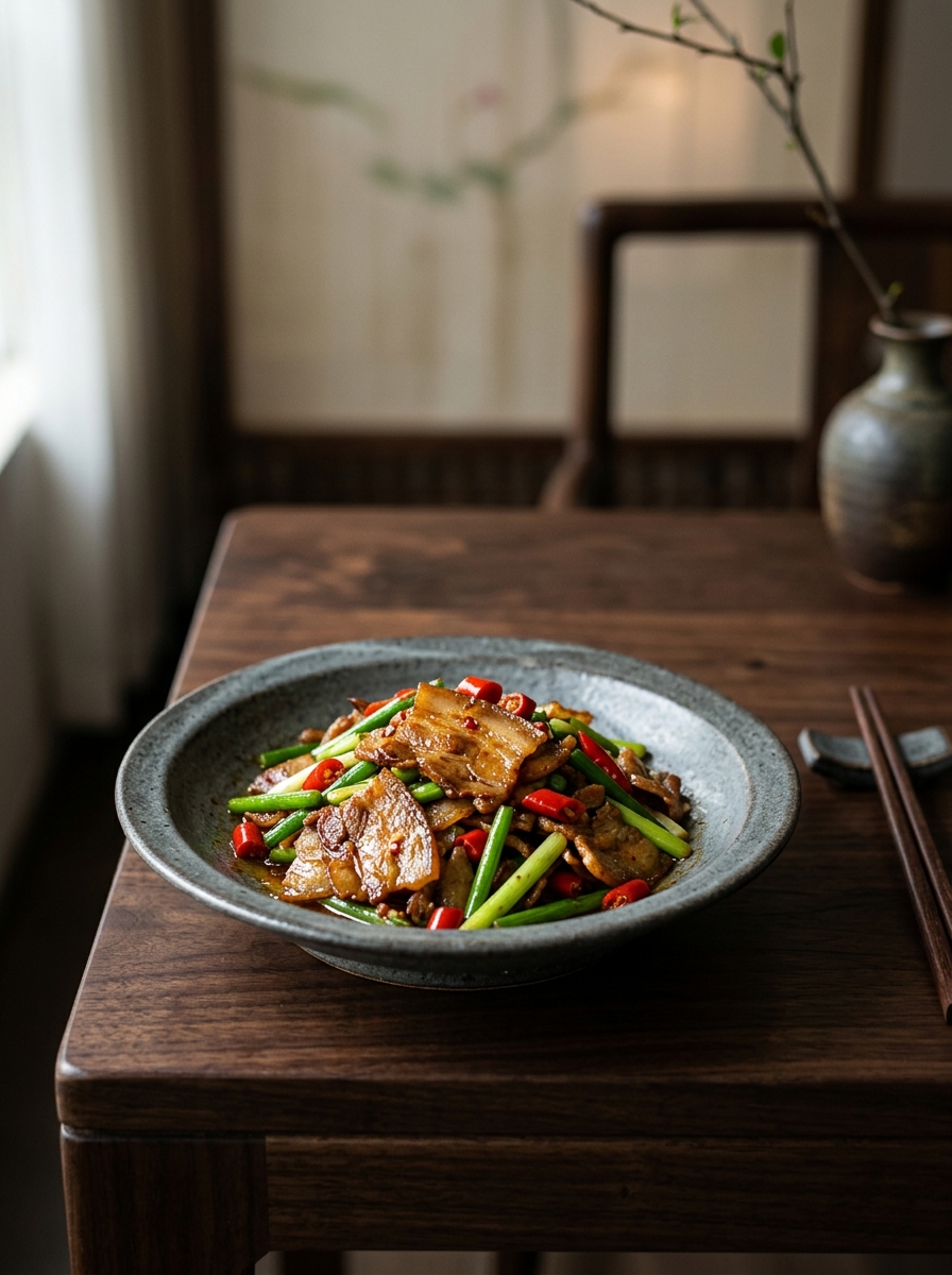 Original ClouChef poster: Hunan Small-Fried Pork