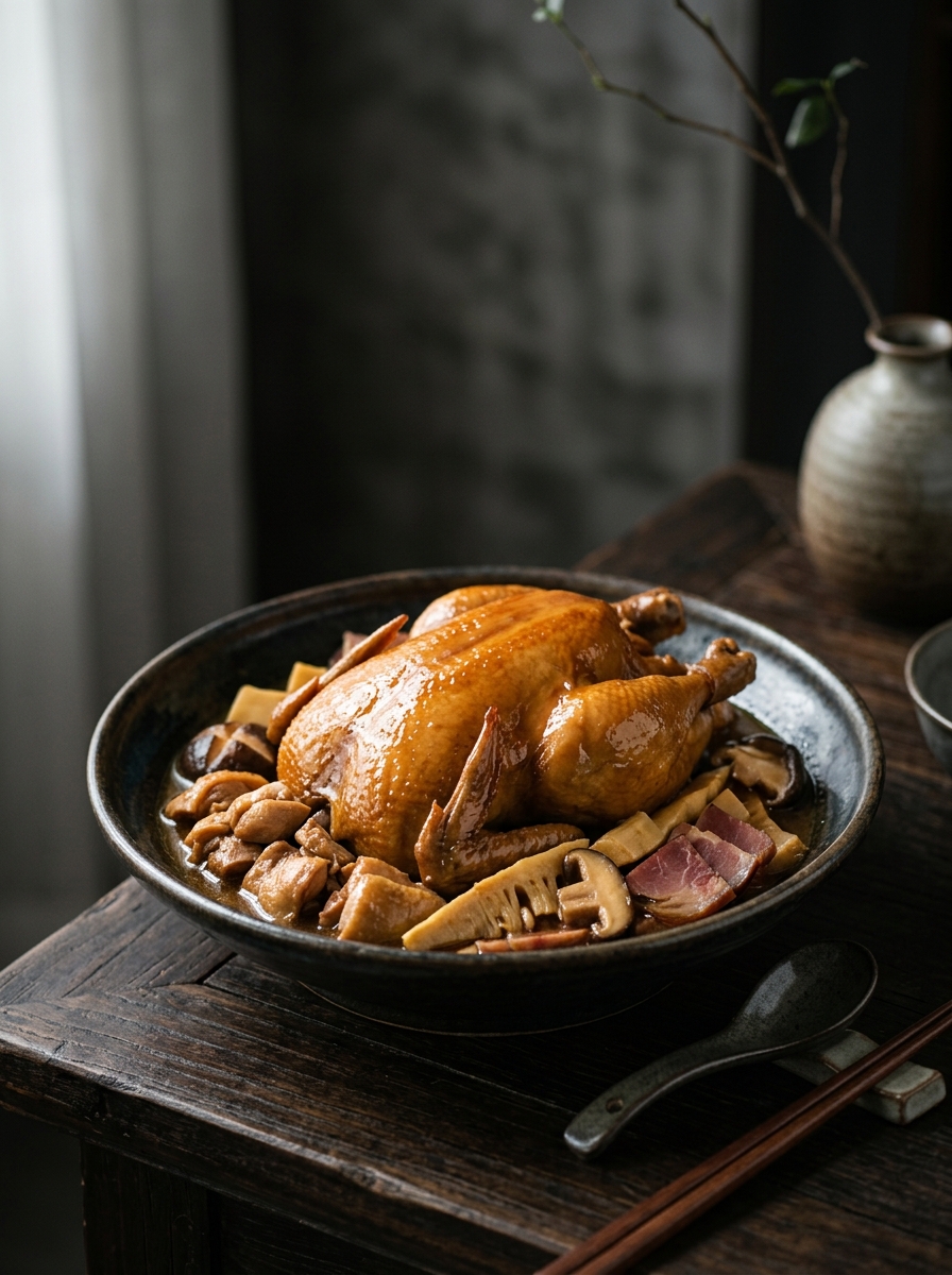 Original ClouChef poster: Dezhou Braised Chicken