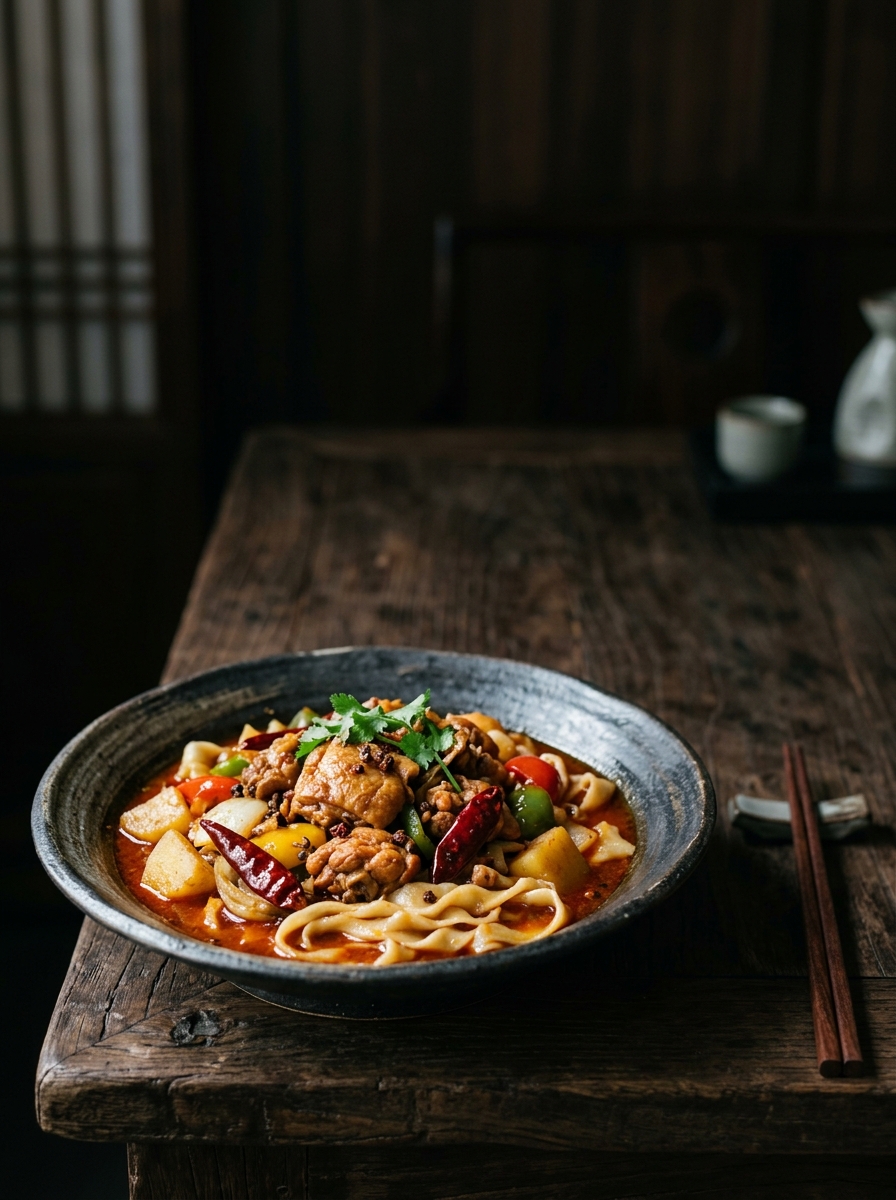 Original ClouChef poster: Xinjiang Shawan Big Plate Chicken