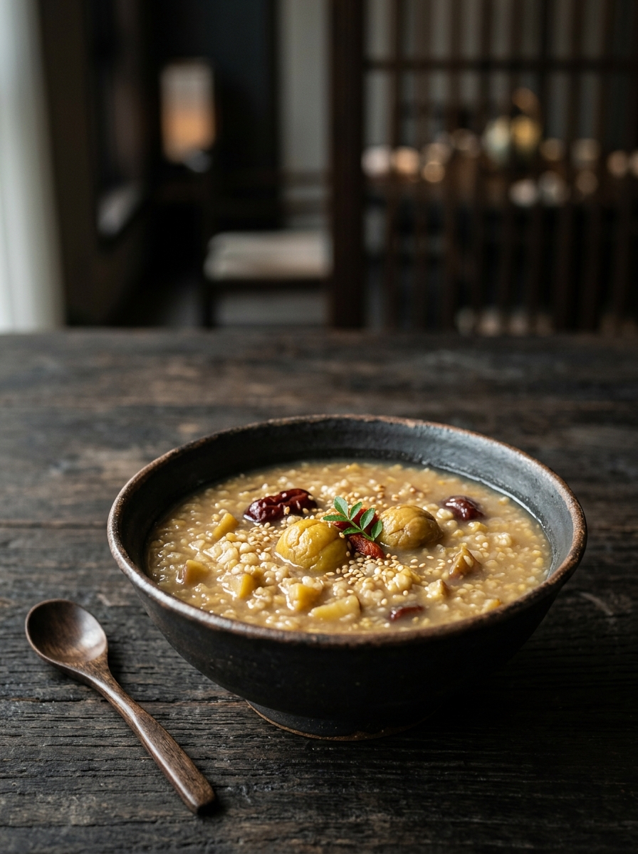 Original ClouChef poster: Chestnut Congee