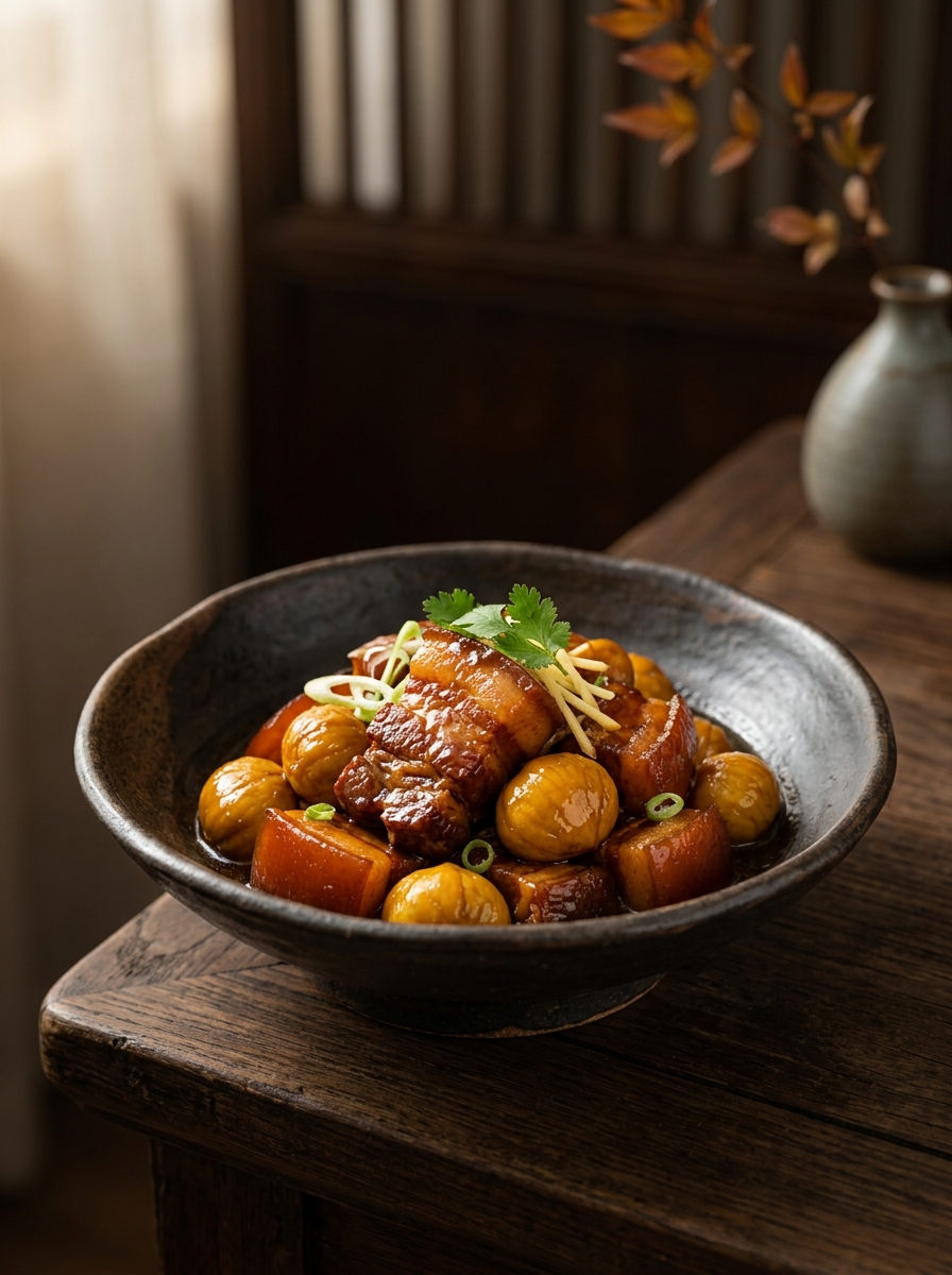Original ClouChef poster: Chestnut Braised Pork