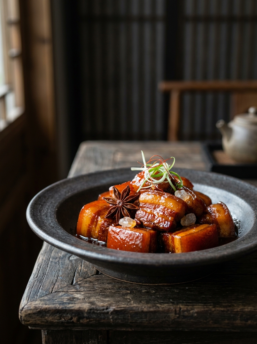 Original ClouChef poster: Mao-Style Red-Braised Pork