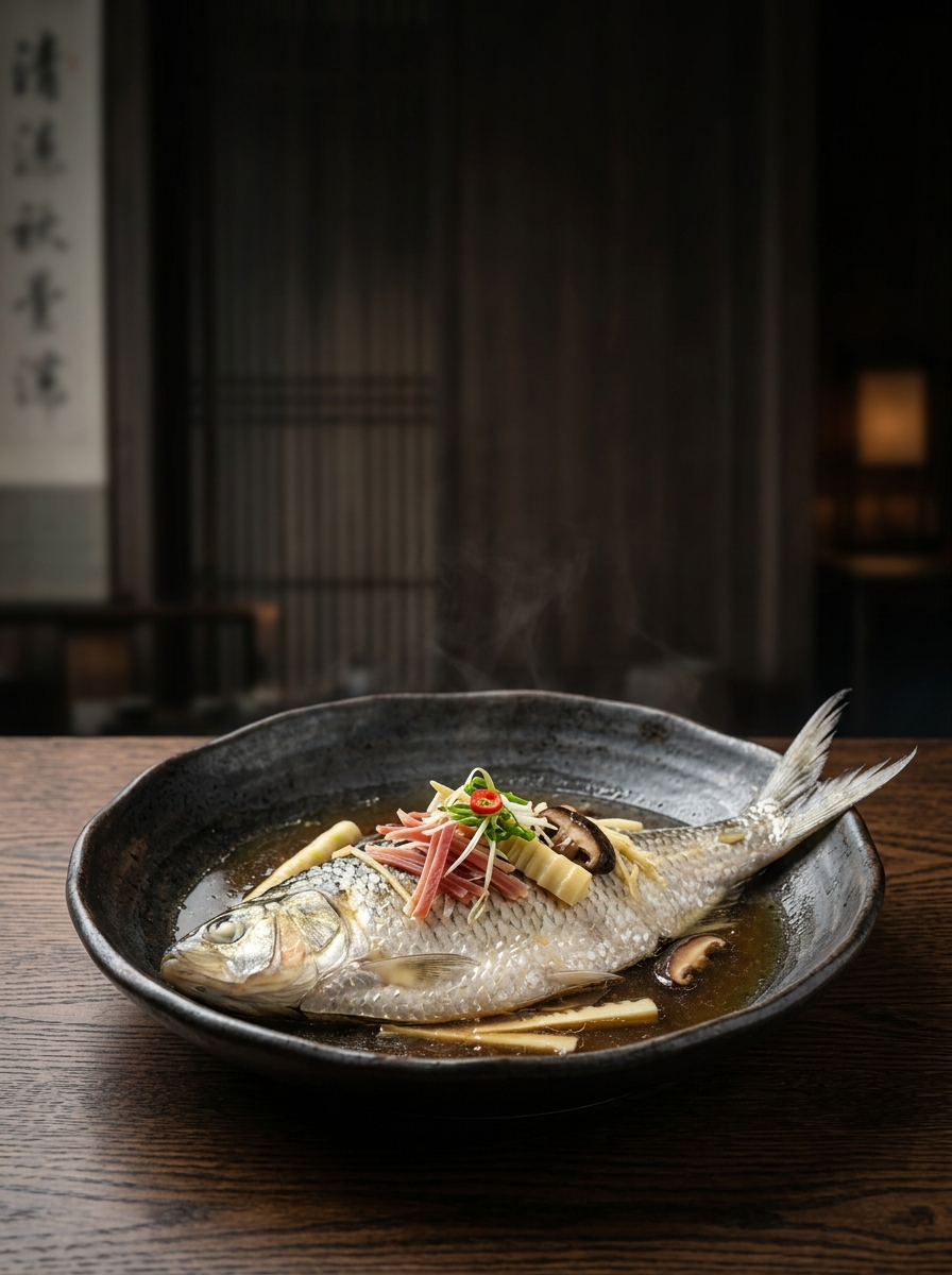 Original ClouChef poster: Steamed Shad