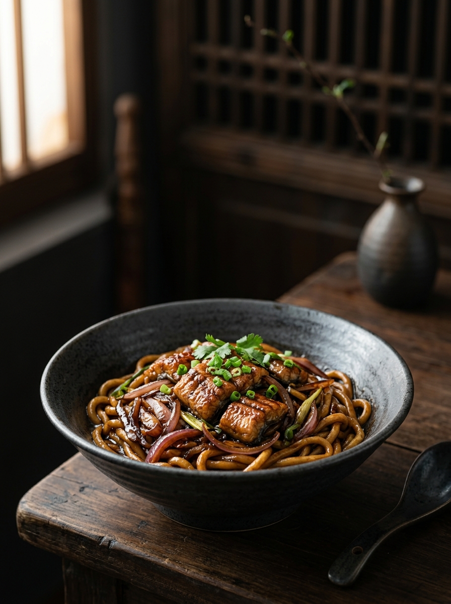 Original ClouChef poster: Braised Eel Noodles