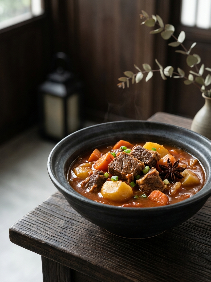 Original ClouChef poster: Tomato Beef and Potato Stew