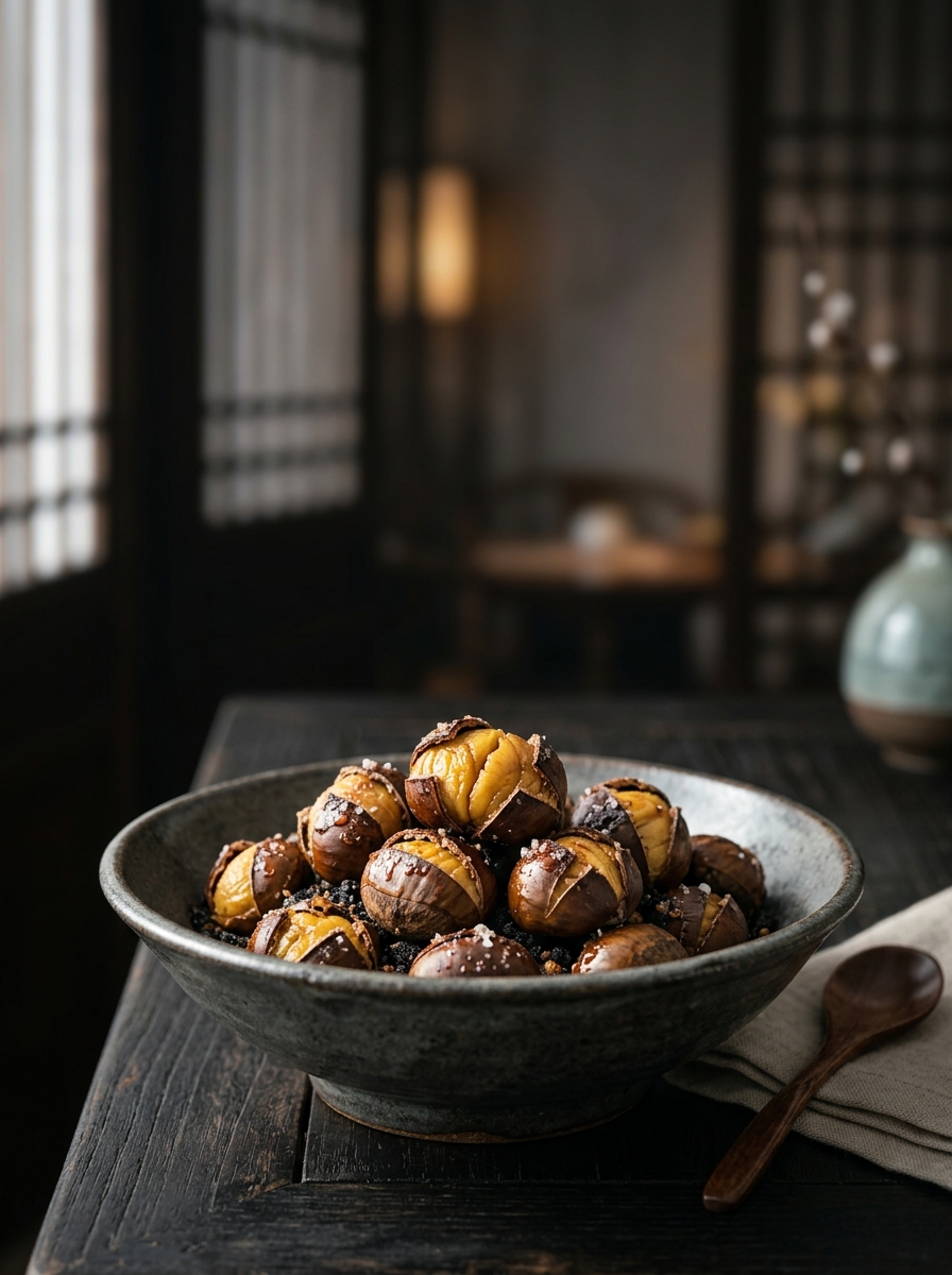 Original ClouChef poster: Sugar-Roasted Chestnuts