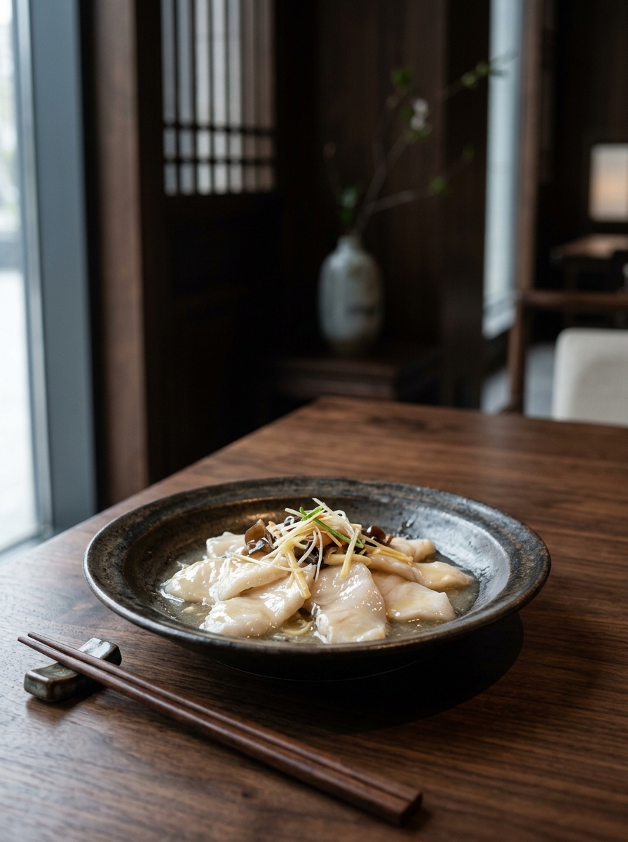 Original ClouChef poster: Zao-Liu Fish Slices (Wine-Lees Glazed Fish)