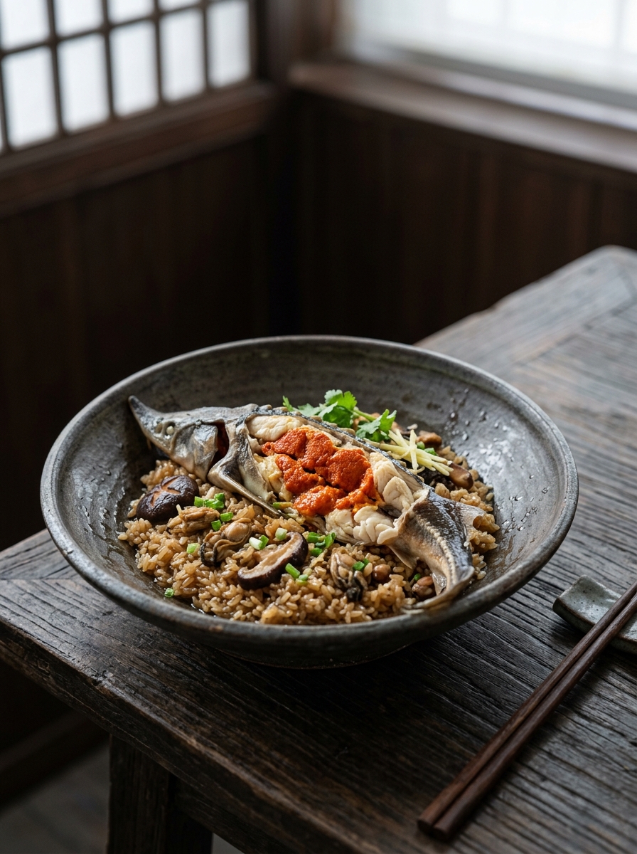 Original ClouChef poster: Red Crab Steamed Sticky Rice
