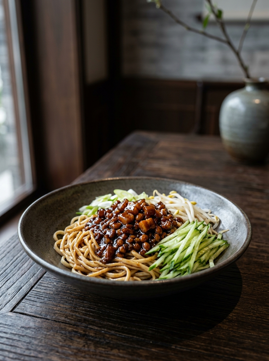 Original ClouChef poster: Beijing Zhajiang Noodles