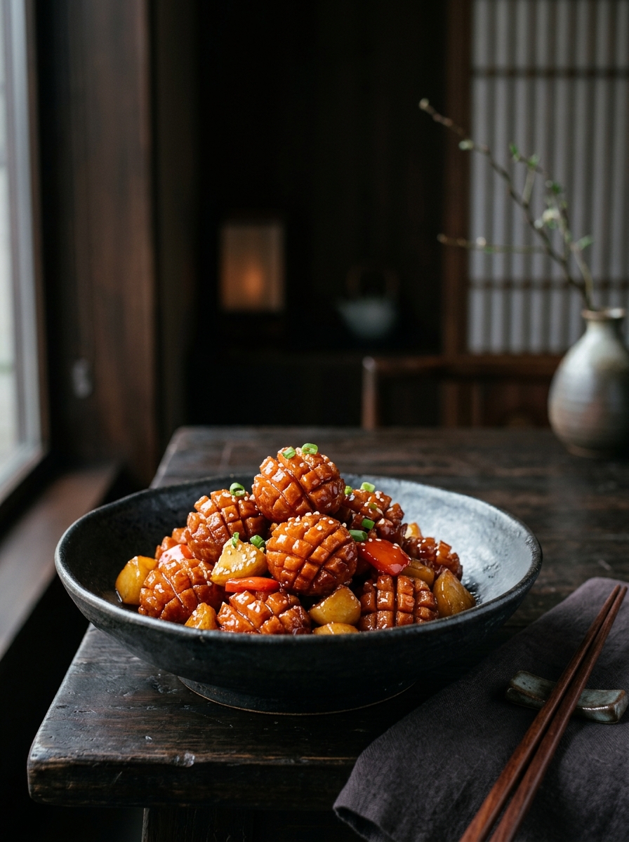 Original ClouChef poster: Lychee Pork