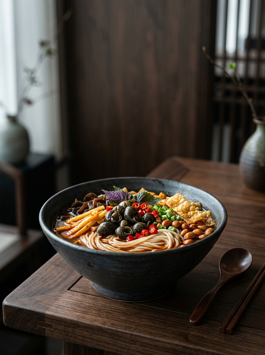 Original ClouChef poster: Luosifen (Snail Rice Noodles)