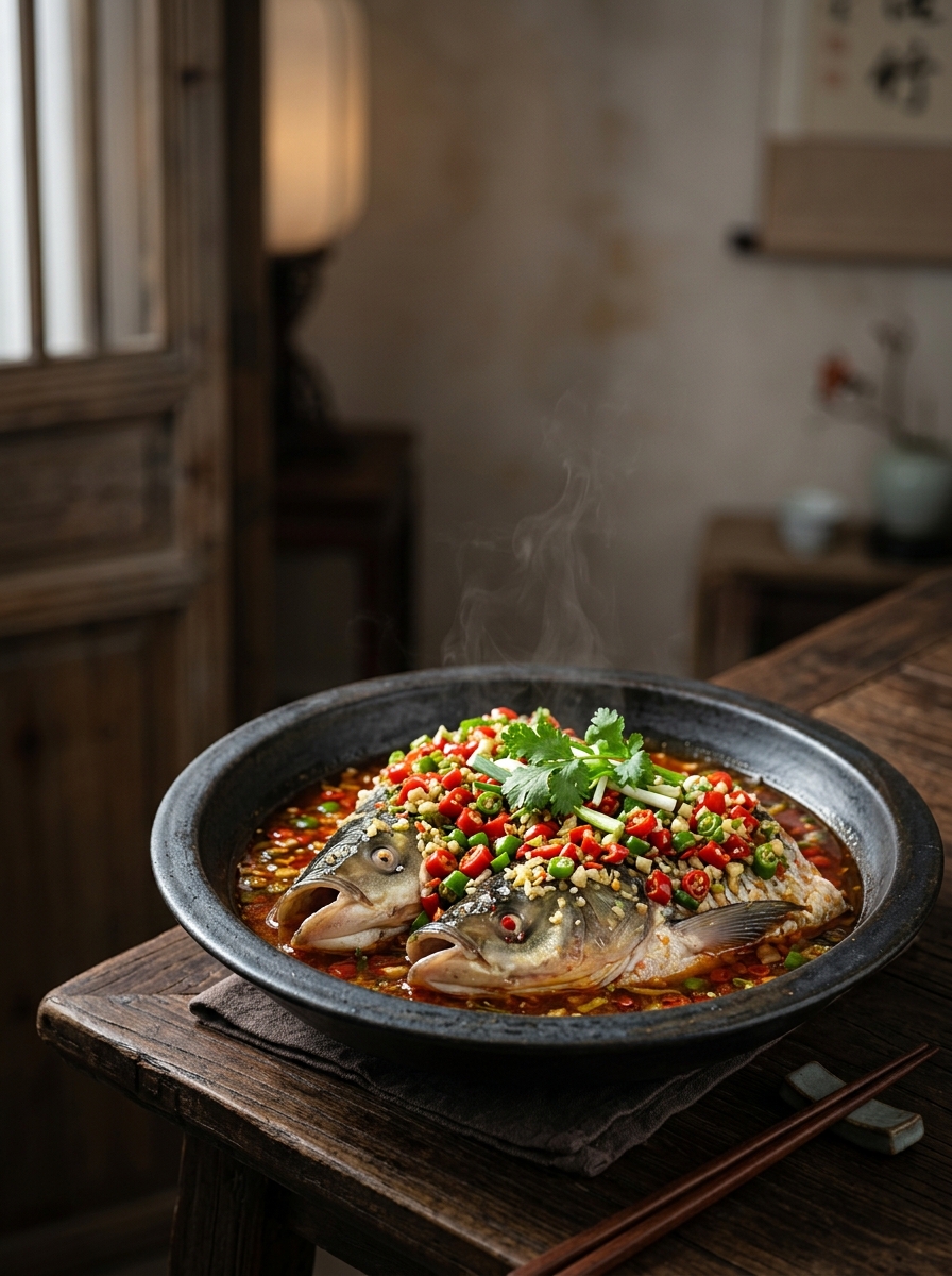 Original ClouChef poster: Ganjiang Chopped Chilli Fish Head