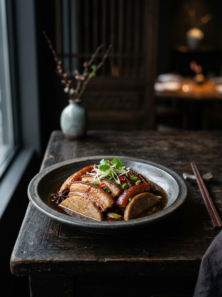 Original ClouChef poster: Taro Steamed Pork Belly