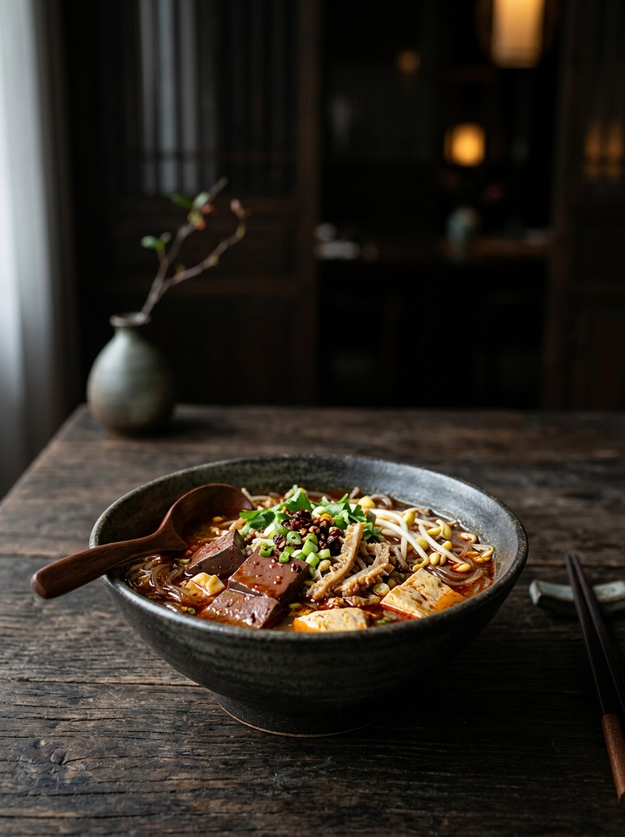 Original ClouChef poster: Duck Blood Vermicelli Soup