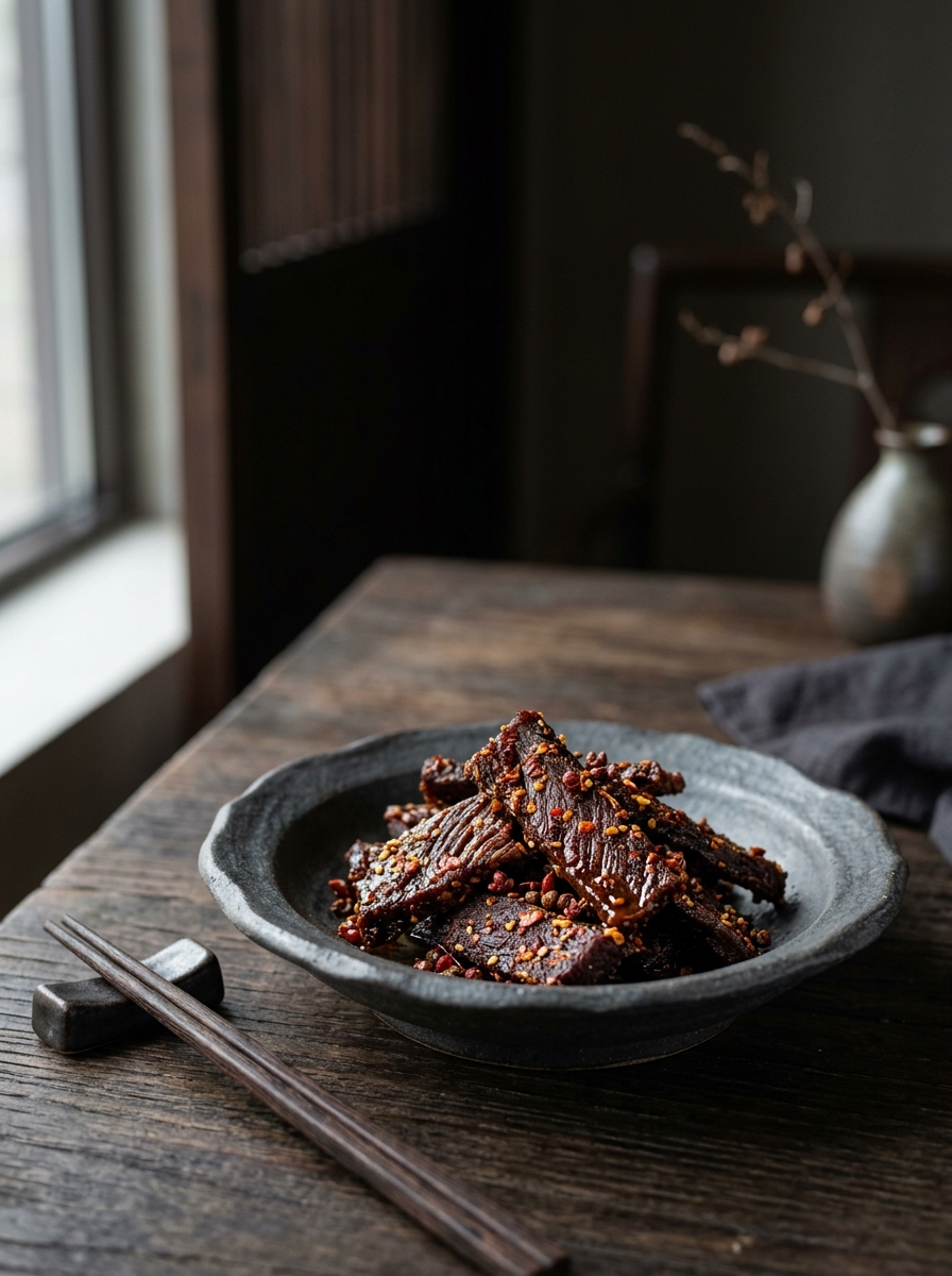 Original ClouChef poster: Spicy Beef Jerky