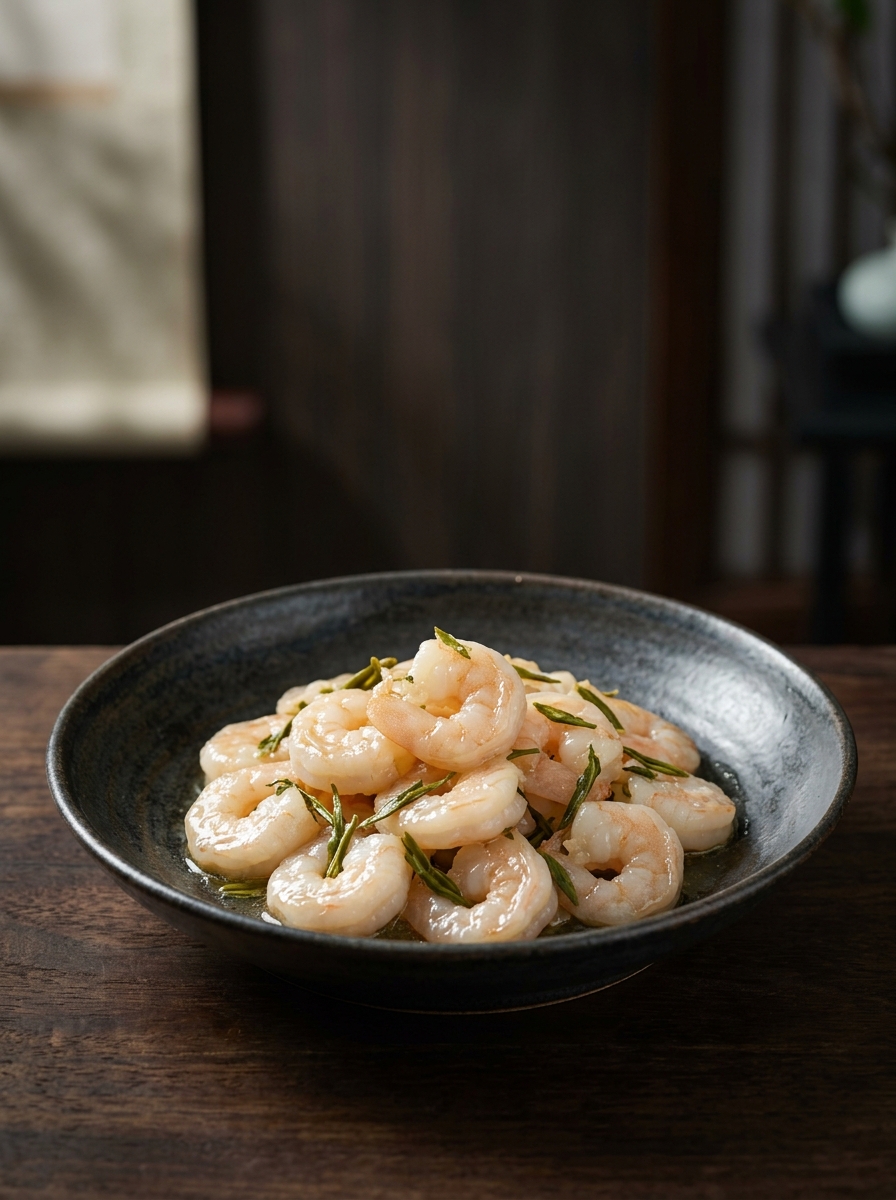 Original ClouChef poster: Longjing Shrimp